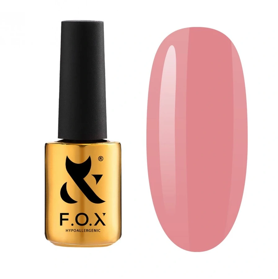 Гель-лак FOX Gel-polish Gold Spectrum 085 рожевий, емаль 7 мл