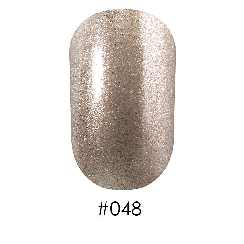 Лак Naomi Nail Lacquer 048 Naomi світло-бежевий зі срібним відливом 12 мл