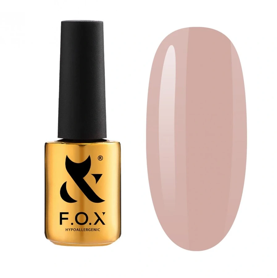 Гель-лак FOX Gel-polish Gold Spectrum 098 приглушений рожевий, емаль 7 мл