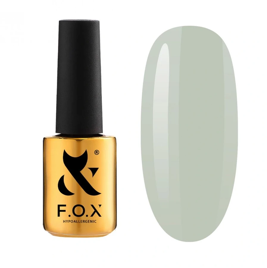 Гель-лак FOX Gel-polish Gold Spectrum 109 світлий тиффані, емаль 7 мл