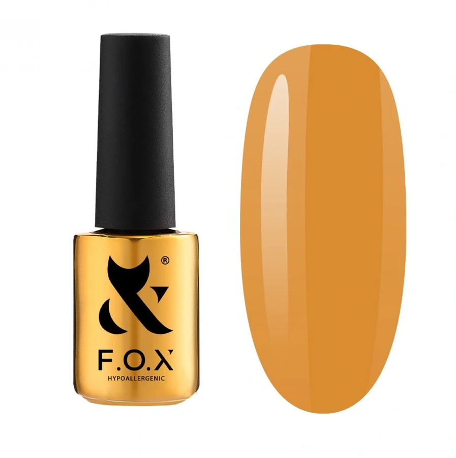 Гель-лак FOX Gel-polish Gold Spectrum 111 помаранчевий, емаль 7 мл