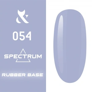 Кольорова база для гель-лаку FOX Spectrum Rubber Base 054 небесна 14 мл