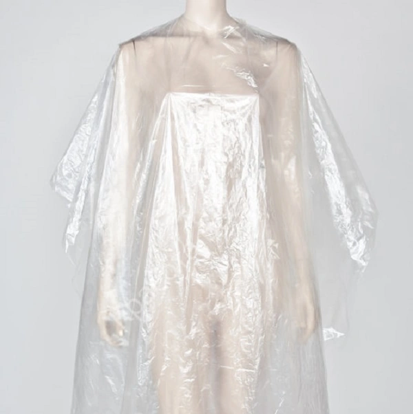 Одноразовий прозорий пеньюар Estel Professional Disposable Peignoir Transparent 100 шт