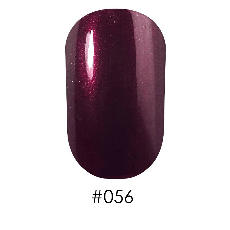 Лак Naomi Nail Lacquer 056 Naomi бордово-ліловий, перламутр 12 мл