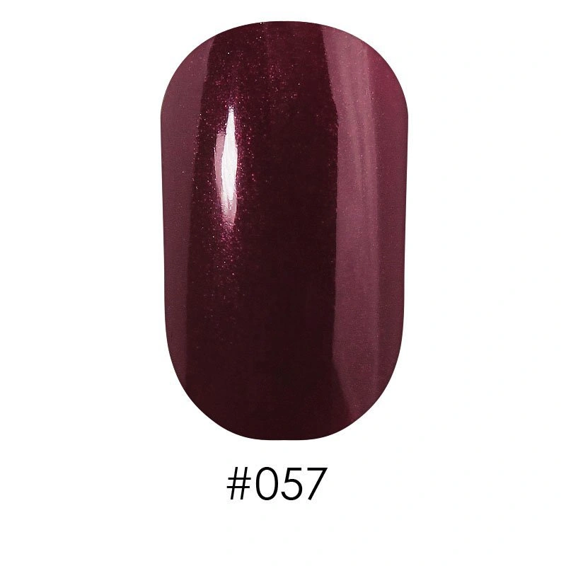 Лак Naomi Nail Lacquer 057 Naomi бордово-фіолетовий, з ледь помітним мікроблиском 12 мл