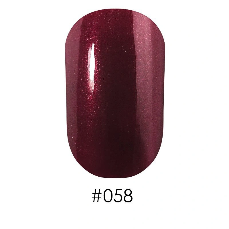 Лак Naomi Nail Lacquer 058 Naomi бордово-малиновий, перламутр 12 мл