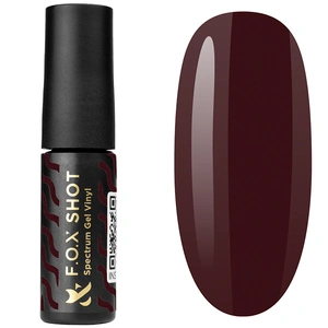 Геь-лак FOX SHOT Spectrum Gel Vinyl 117 бордо, емаль 5 г