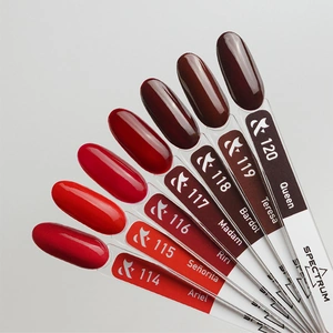 Геь-лак FOX SHOT Spectrum Gel Vinyl 117 бордо, емаль 5 г