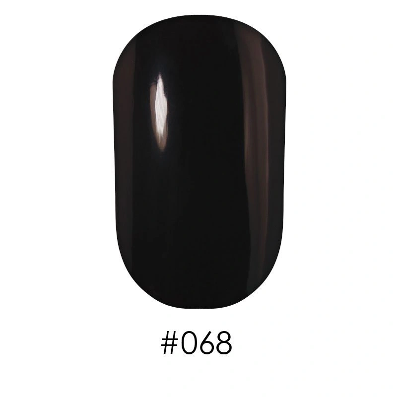 Лак Naomi Nail Lacquer 068 Naomi коричнево-чорний, емаль 12 мл
