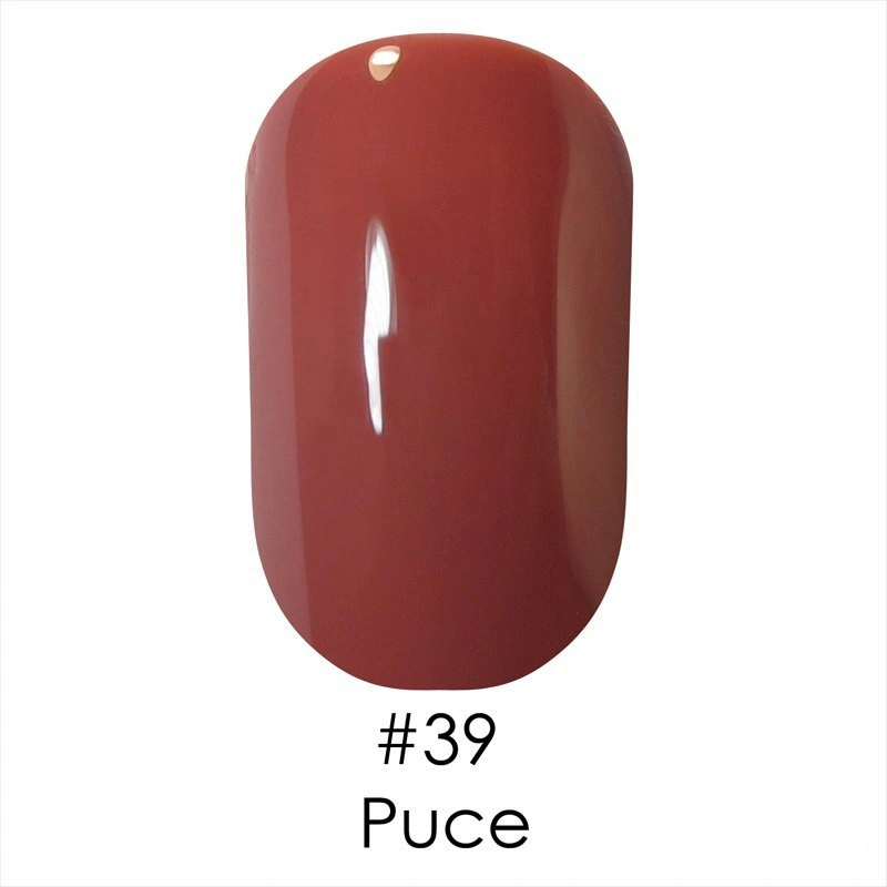 Гель лак Naomi Gel Polish №39 Puce коричнево-теракотовий з легким кремовим відтінком 12 мл