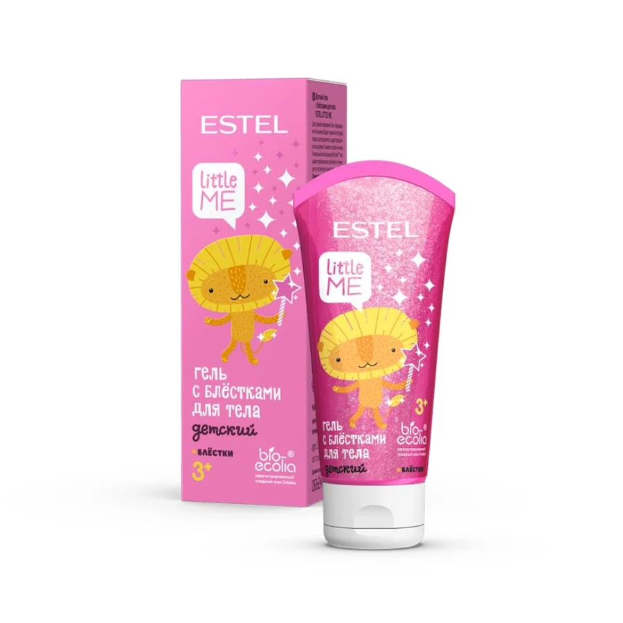 Дитячий гель з блискітками для тіла Estel Professional LITTLE ME Baby Body Gel with Glitter 60 мл