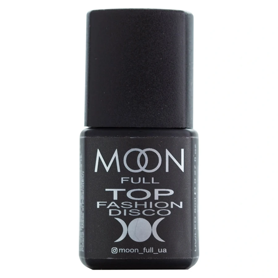 Світловідбивний топ для гель-лаку MOON FULL Top Fashion Disco без липкого шару 8 мл