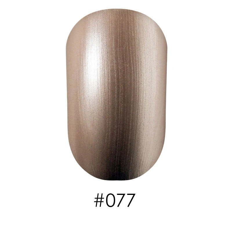 Лак Naomi Nail Lacquer 077 Naomi металевий мідно-золотий, перламутр 12 мл