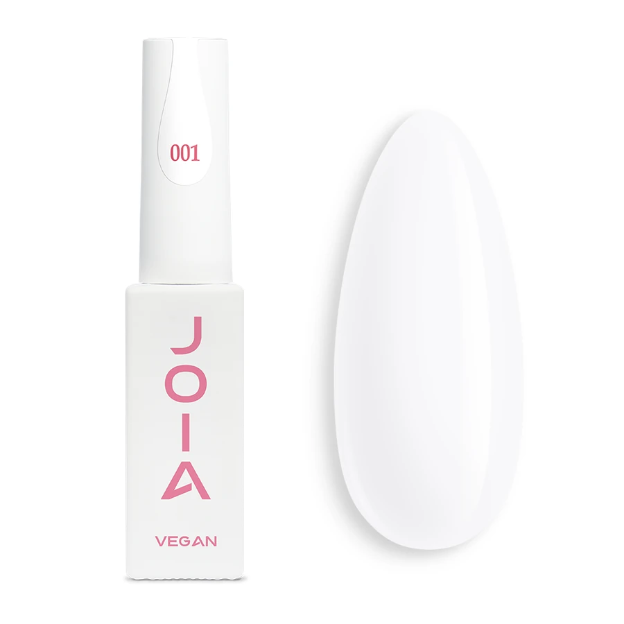 Гель-лак JOIA Vegan 001 білий, емаль 6 мл