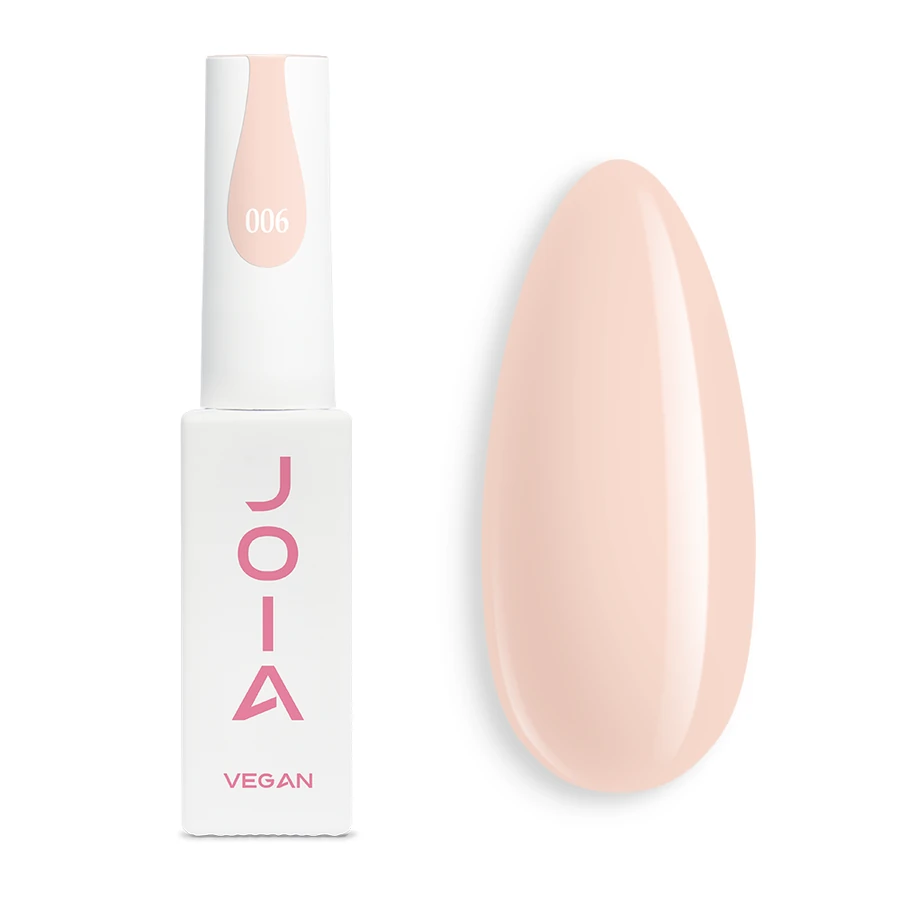 Гель-лак JOIA Vegan 006 персик, емаль 6 мл