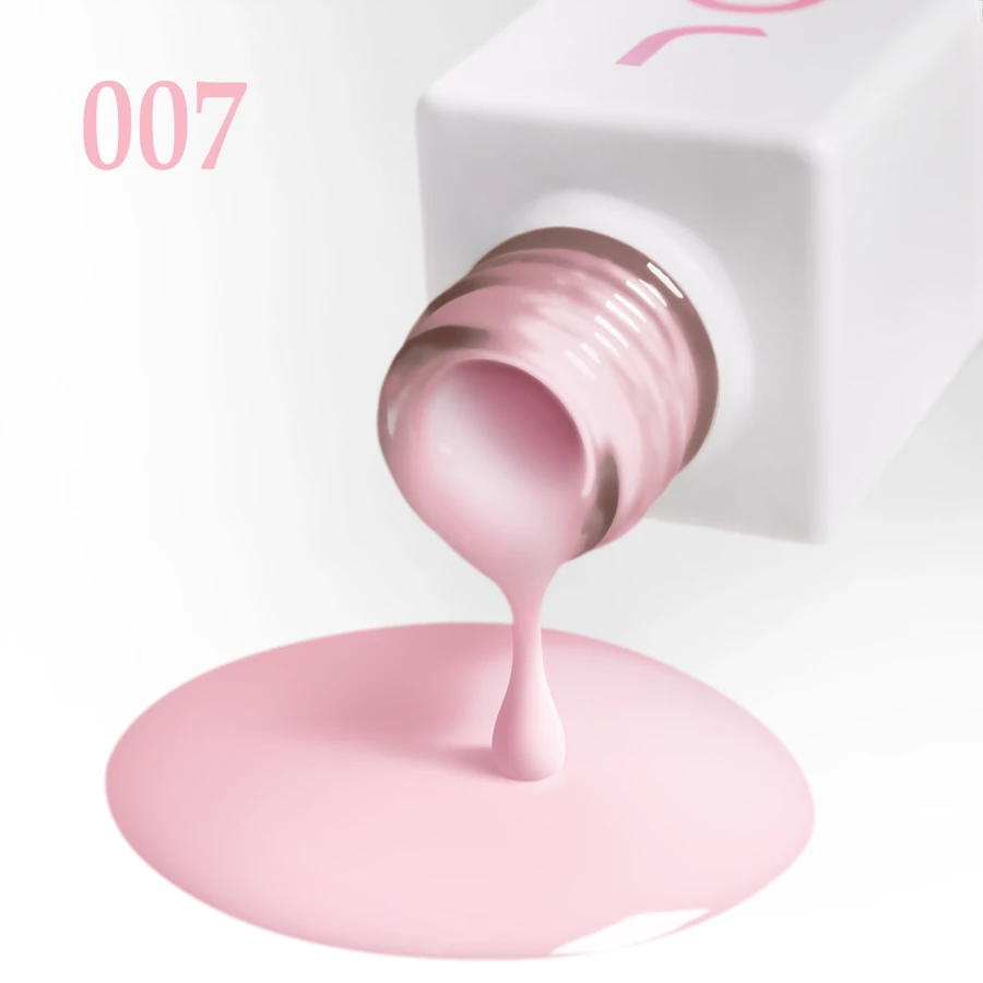 Гель-лак JOIA Vegan 007 рожевий, емаль 6 мл