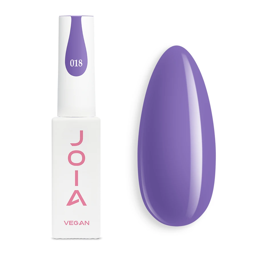Гель-лак JOIA Vegan 018 баклажан, емаль 6 мл