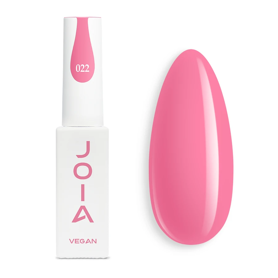 Гель-лак JOIA Vegan 022 ніжний півонія, емаль 6 мл