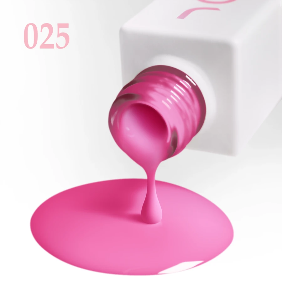 Гель-лак JOIA Vegan 025 рожева фуксія, емаль 6 мл