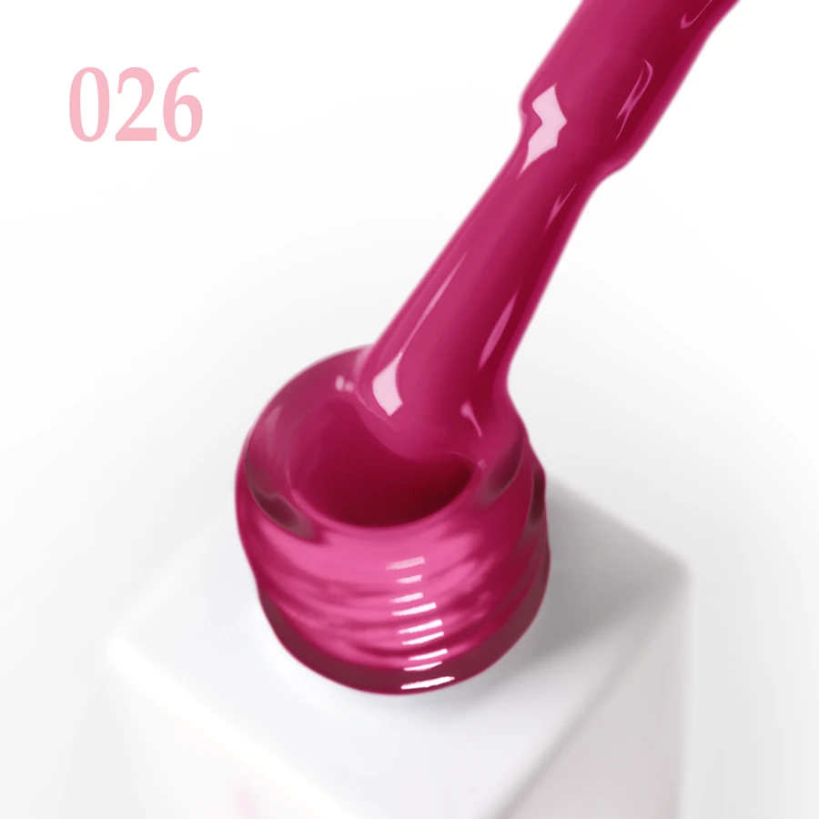 Гель-лак JOIA Vegan 026 малиново-рожевий, емаль 6 мл