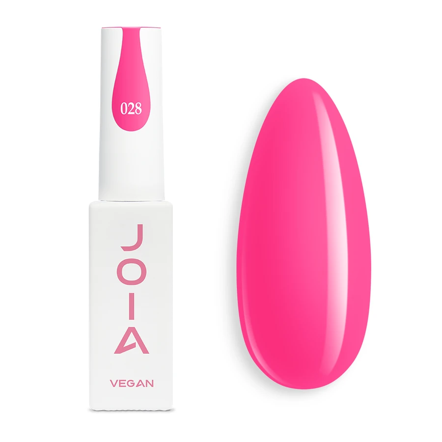 Гель-лак JOIA Vegan 028 світло-рожевий, емаль 6 мл