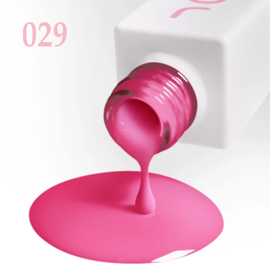Гель-лак JOIA Vegan 029 малиново-рожевий, емаль 6 мл