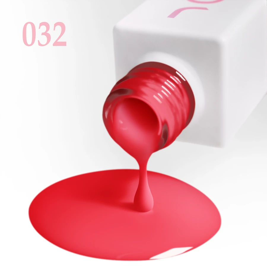 Гель-лак JOIA Vegan 032 світло-червоний, емаль 6 мл