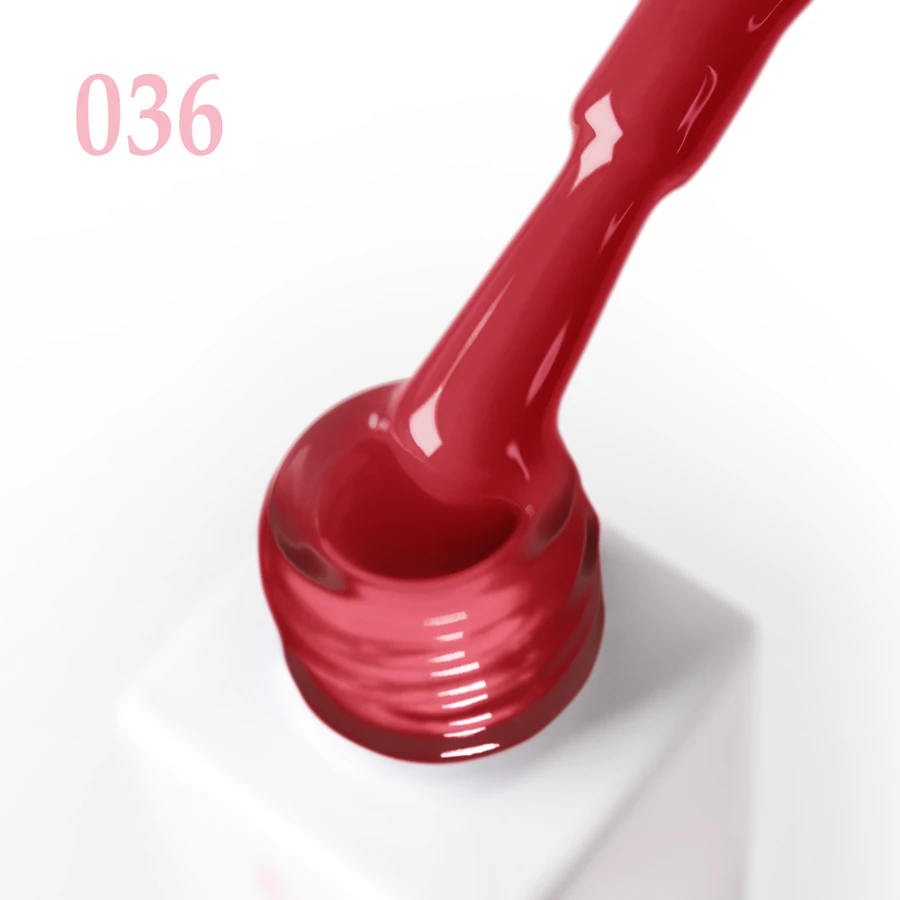 Гель-лак JOIA Vegan 036 червоне танго, емаль 6 мл