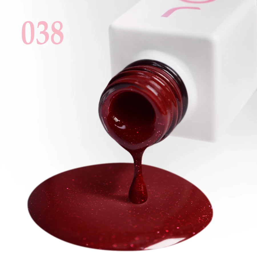Гель-лак JOIA Vegan 038 вишневий, емаль 6 мл