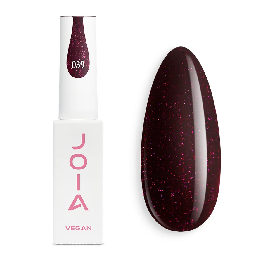Гель-лак JOIA Vegan 039 коричневий, емаль 6 мл