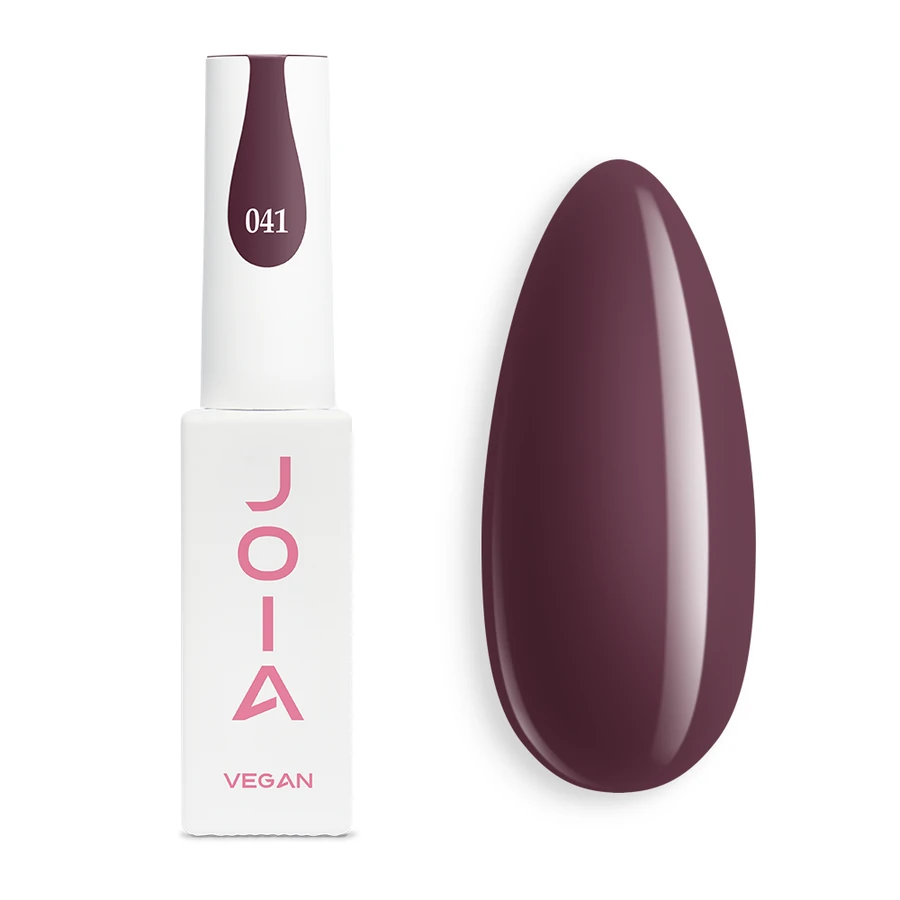 Гель-лак JOIA Vegan 041 стигла вишня, емаль 6 мл