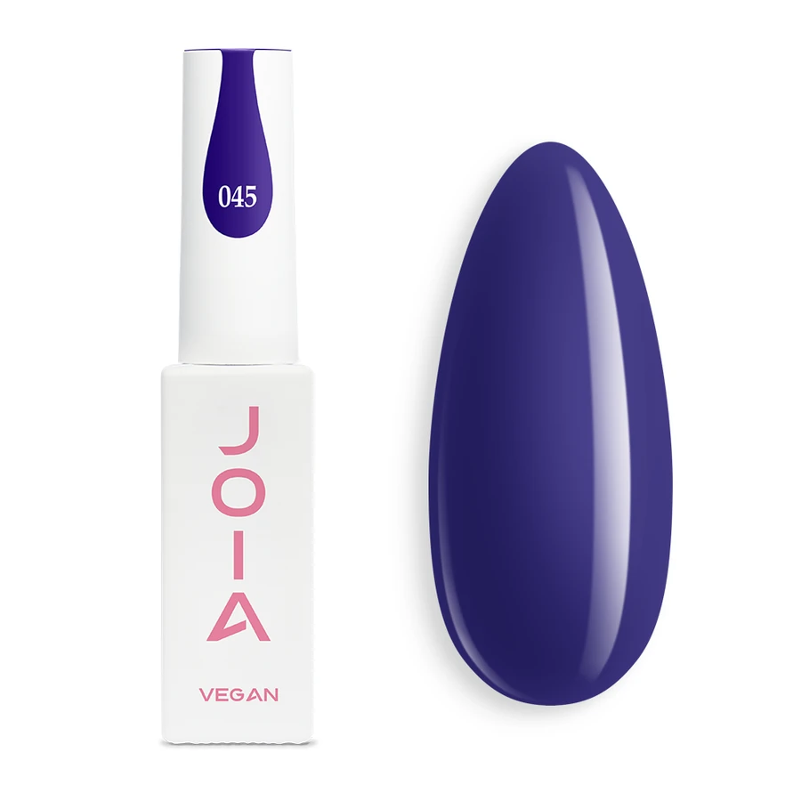 Гель-лак JOIA Vegan 045 чорничний, емаль 6 мл