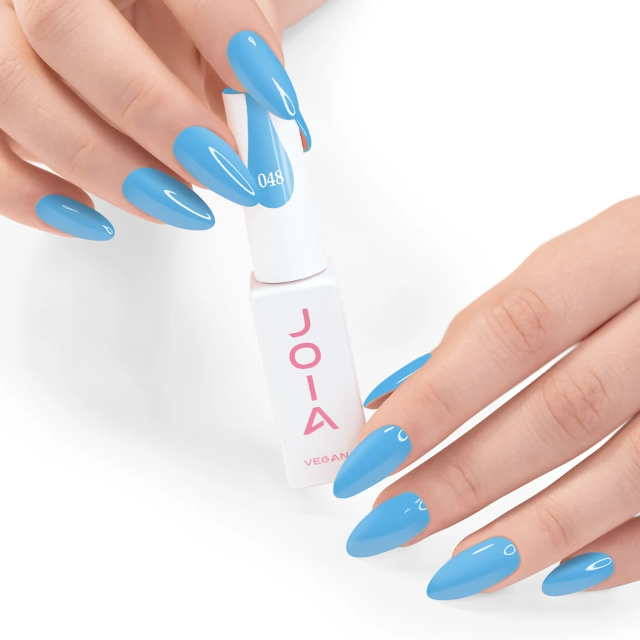 Гель-лак JOIA Vegan 048 небесний блакитний, емаль 6 мл