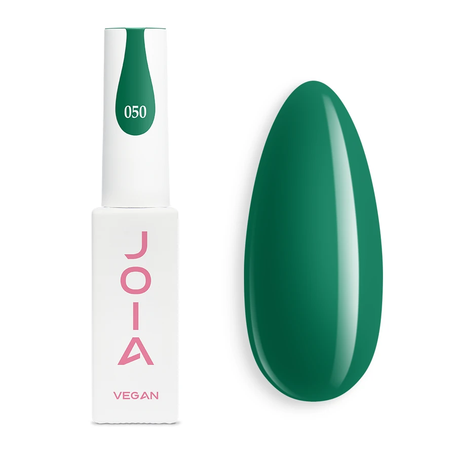 Гель-лак JOIA Vegan 050 насичений зелений, емаль 6 мл