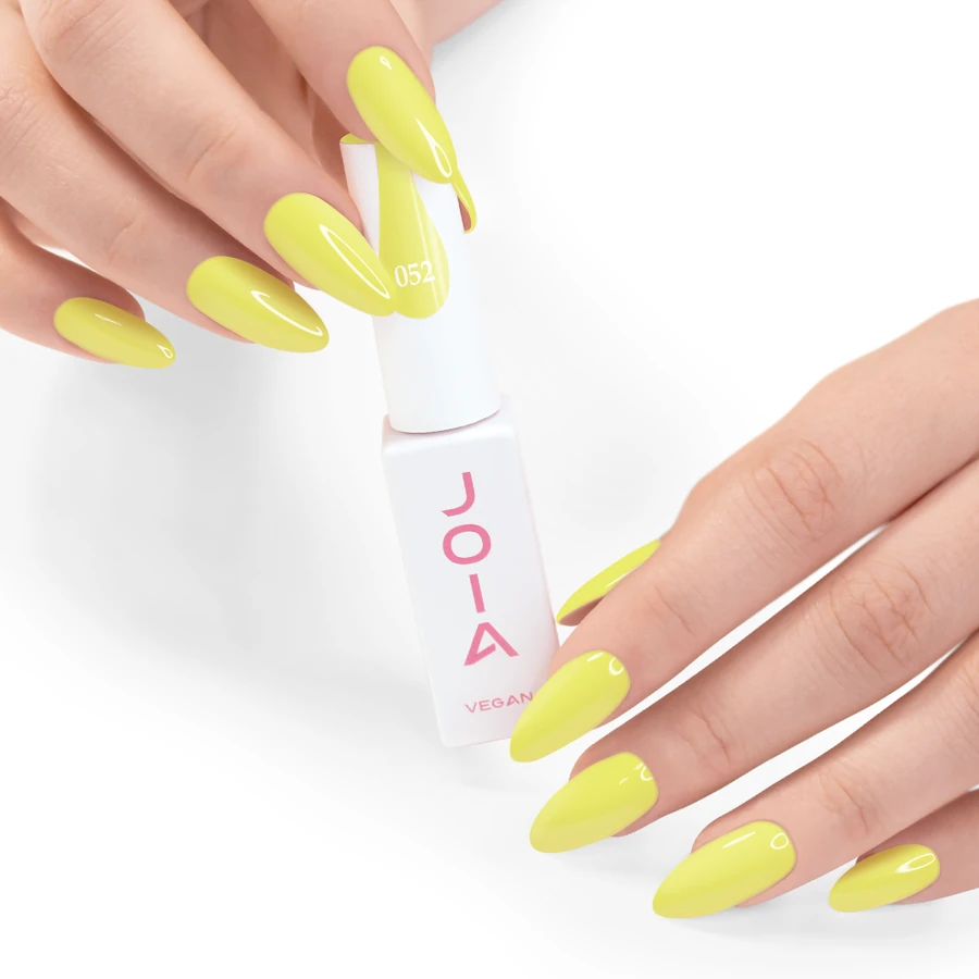 Гель-лак JOIA Vegan 052 жовтий лайм, емаль 6 мл