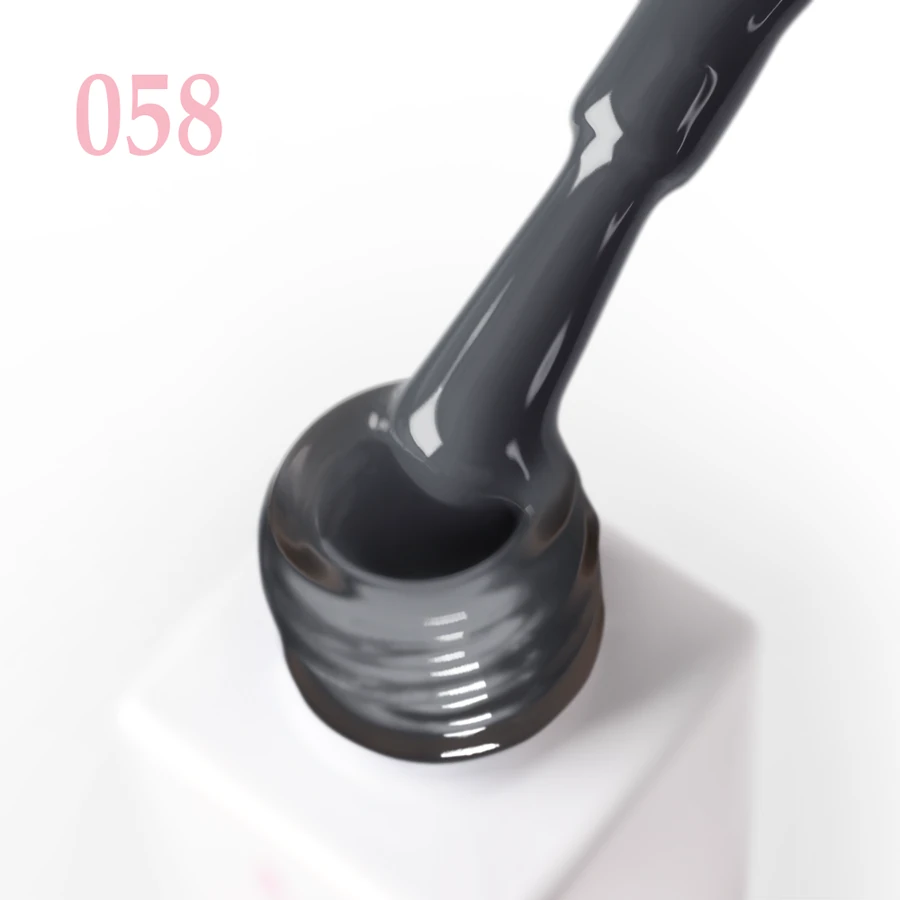 Гель-лак JOIA Vegan 058 сірий, емаль 6 мл