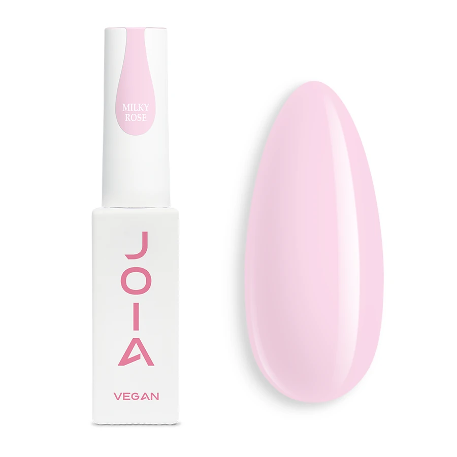 Камуфлююча база для гель-лаку JOIA Vegan BB cream Base Milky Rose холодний рожевий 8 мл