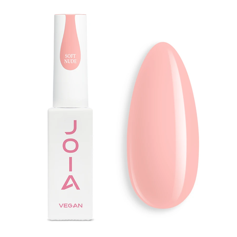 Камуфлююча база для гель-лаку JOIA Vegan BB cream Base Soft Nude нюд 8 мл