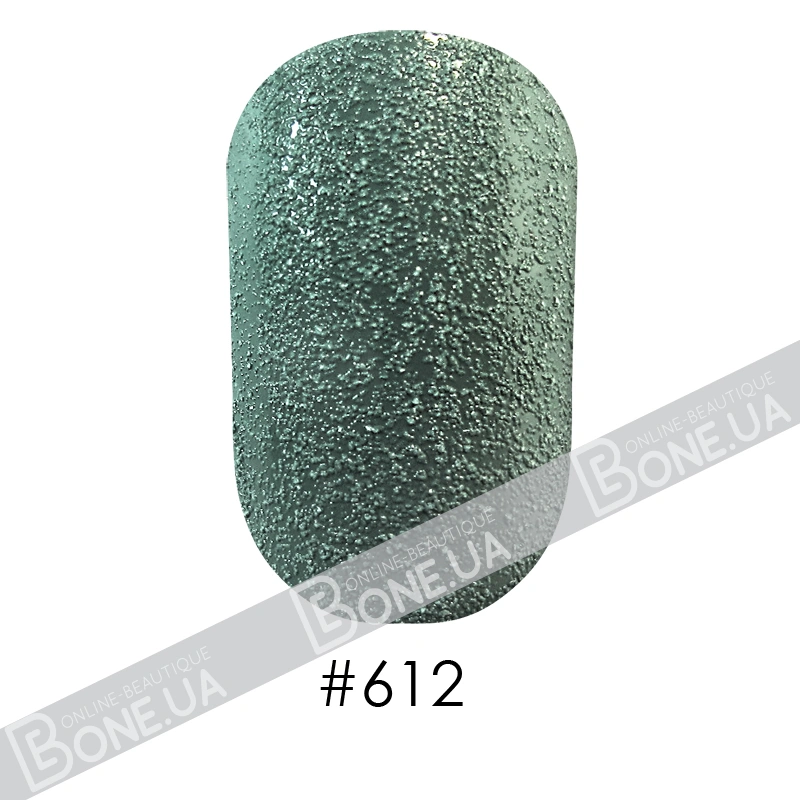 Лак Naomi Nail Lacquer 612 Naomi зелений, текстурний 12 мл