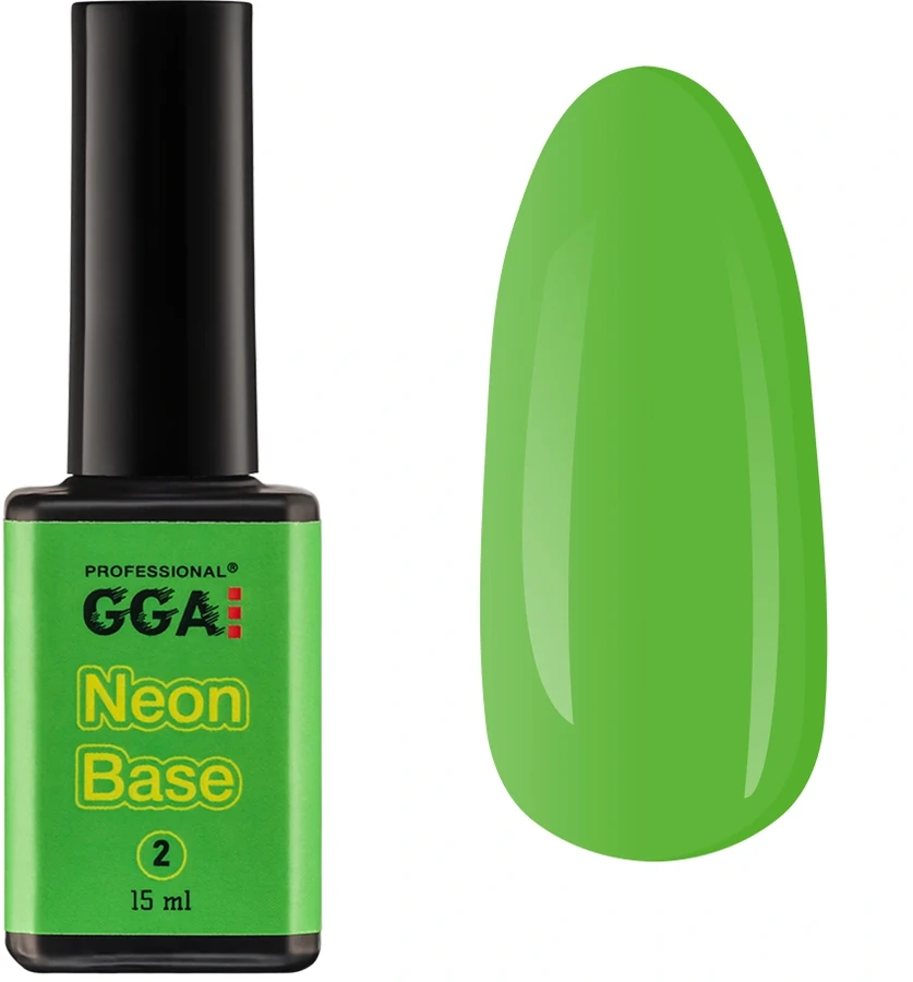 Кольорове базове покриття GGA Professional Neon Base №02 15 мл