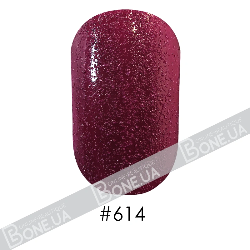 Лак Naomi Nail Lacquer 614 Naomi матовий сливово-фіолетовий, текстурний 12 мл