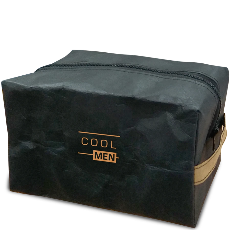 Cool men Washable Paper Cosmetic Bag