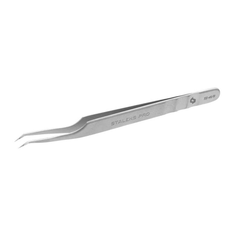 Пінцет для вій Staleks Pro EXPERT 41 TE-41/8