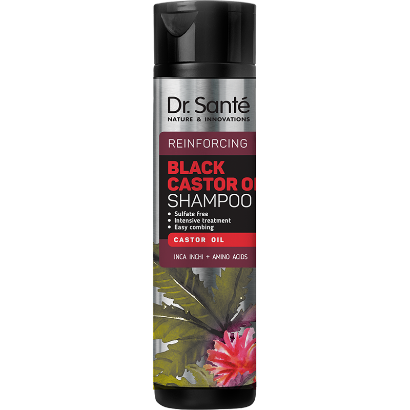 Шампунь з рициновою олією Dr.Sante Black Castor Oil Shampoo 250 мл