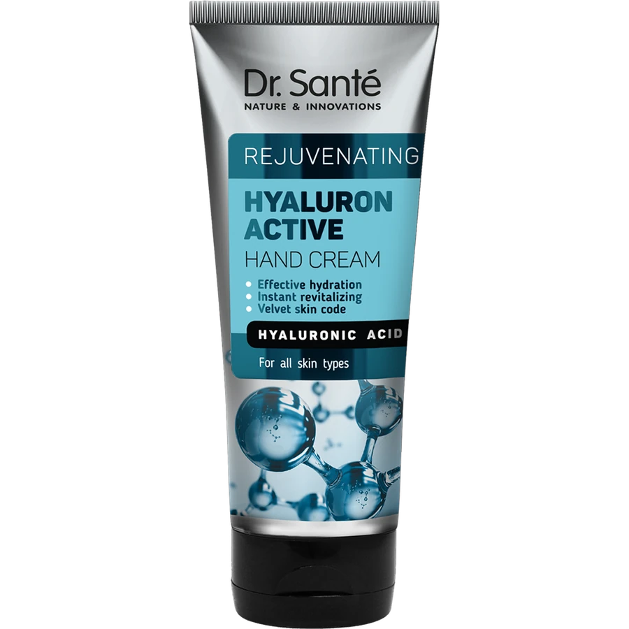 Крем для рук Dr.Sante Hyaluron Active Rejuvenating Hand Cream з гіалуроновою кислотою 75 мл