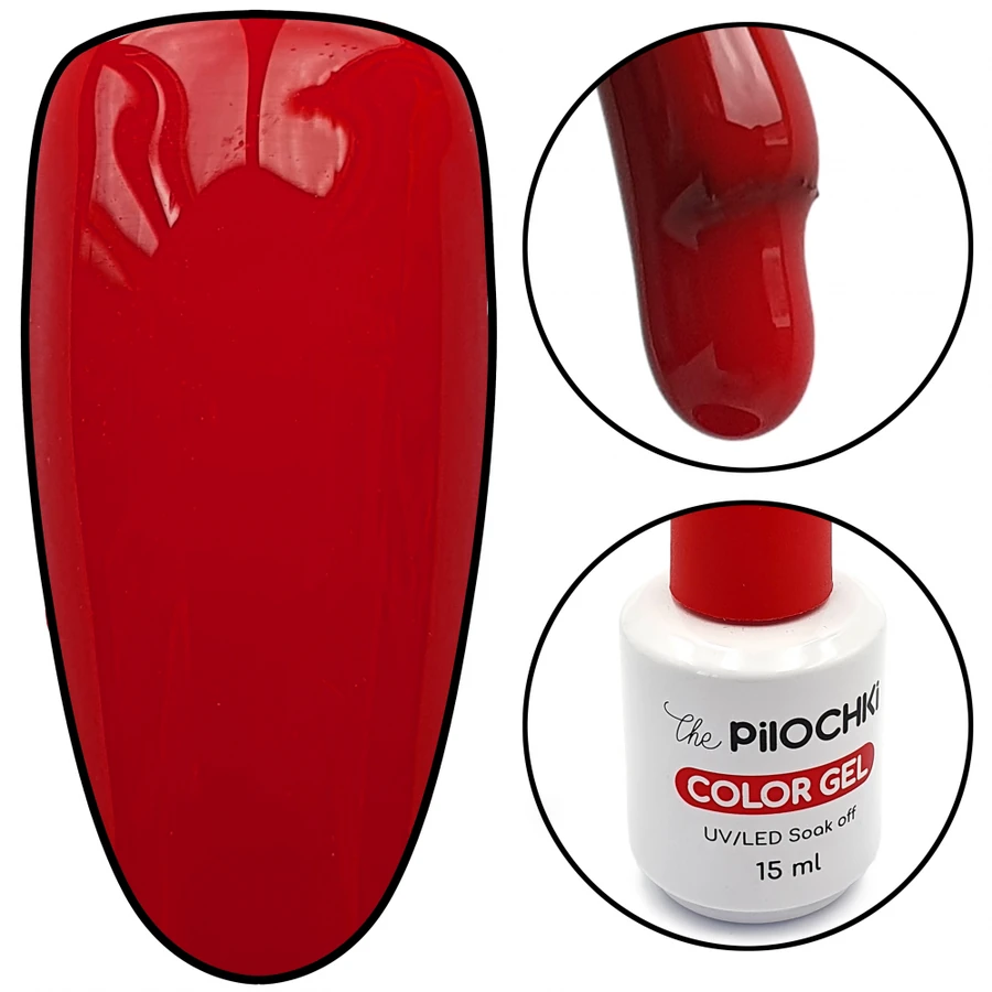 Гель-лак ThePilochki Gel Polish №551 сангіна теракотовий, емаль 15 мл