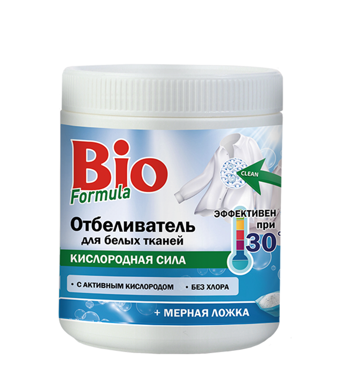 Відбілювач для білих тканин BIO Formula Відбілювач для білих тканин Киснева сила 750 г