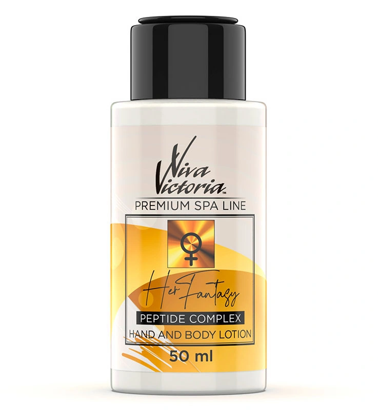 Зволожуючий лосьйон для рук та тіла "Її фантазія" Viva Victoria Her Fantasy Peptide Complex Hand and Body Lotion 50 мл