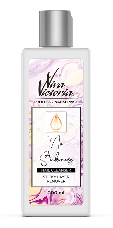 Клінсер для зняття липкого шару та надання блиску Viva Victoria No Stickiness Nail Cleanser 200 мл