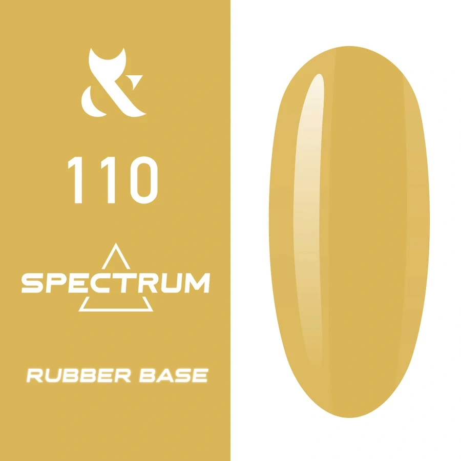 Кольорова каучукова база FOX Spectrum Rubber Base 110 пісочний, емаль 14 мл